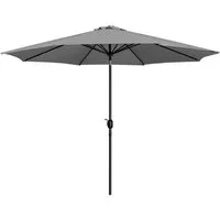 Yaheetech Sonnenschirm ∅ 222,5/261/294/326,5 cm, Gartenschirm mit Kurbel, Neigbar, UV Schutz 50+