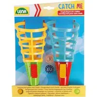 Lena® Spiel LENA Fangballspiel Duo - Catch Me, 2 Becher & Bälle ab 3J