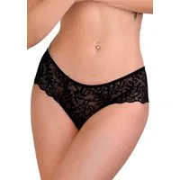 Daring Intimates Slip Ella Ouvert Panty offerner Schritt Spitze - schwarz