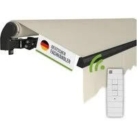 empasa Gelenkarmmarkise "START PLUS" elektronische Markise für Balkon & Terrasse, mit Fernbedienung