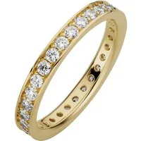 Orolino Fingerring 333/- Gelbgold glanz synth. Zirkonia
