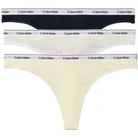 Calvin Klein Underwear Tanga THONG 3PK (Packung, 3er-Pack) Körpernahe Passform mit elastischem Bund