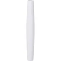 VIVANNO Bodenvase Bodenvase Standvase Fiberglas Weiß Matt ISONDRA - 9x100 cm