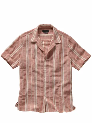 Mey & Edlich Herren No-Business-Shirt Braun 68 % Baumwolle, 17 % Leinen, 13 % Polyamid, 2 % andere Fasern