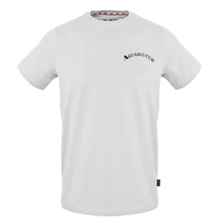 Aquascutum - T-Shirt für Herren, Schmal (Weiß)