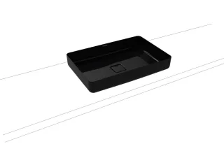 Kaldewei Waschtisch-Schale Miena, Modell 3185 ohne Überlauf 580x380, 909606003701 909606003701