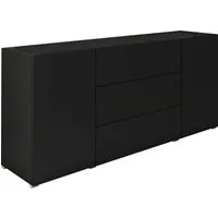 Home affaire Sideboard BERLIN, Moderne grifflose Kommode Breite 150 cm, 4 Schubkästen/ 2 Türen