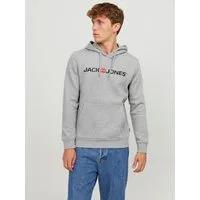 Jack & Jones Kapuzensweatshirt JJECORP Hoodie mit Logo und hohem Tragekomfort bedruckt, casual, regular fit, Baumwollmischung, Rundhals