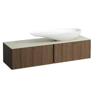 LAUFEN Waschtischunterschrank und Waschtischplatte ALESSI 500x1600x370 H4313450976301