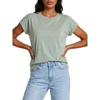 DENIMFY T-Shirt Damen Top DFSophie Regular Fit (1-tlg) kurzarm Sommershirt mit Rundhalsausschnitt