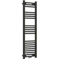 neu.haus Badheizkörper, »Voss« Handtuchheizkörper mit Stangen 120 x 40 cm Schwarz