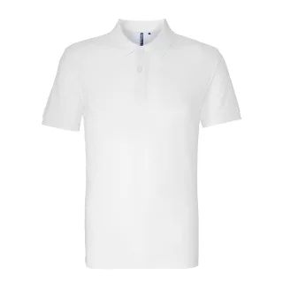 Asquith & Fox Herren-Poloshirt mit kurzen Ärmeln (Weiß)