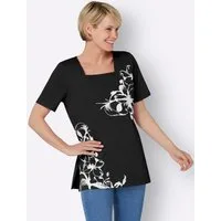 Sieh an! T-Shirt Longshirt Kurzarm