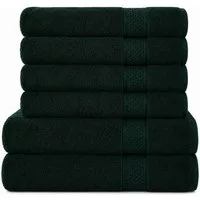 Komfortec Handtuch Set 100% Baumwolle, 2 Handtücher 50x100 cm und 2 Badetücher 70x140 cm, Frottier (Packung, 6-St), Frottee, Weich