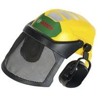 Bosch - Waldarbeiter Helm mit Visier, Gartenspielgerät