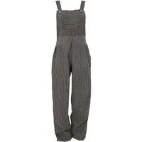 Guru-Shop Relaxhose Luftige Latzhose, gestreifter Ethno Style Boho.. alternative Bekleidung