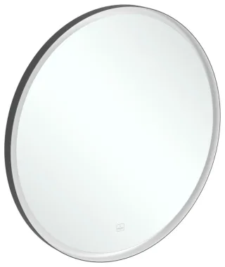 Villeroy & Boch Spiegel Subway 3.0 910x910x45mm m. Bel. BiColour (Black Matt White Matt) A46491BC
