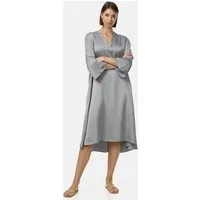 Rayshyne Satinkleid PM55 (Elegantes Satin Maxikleid mit Seidenanteil) mit Seide, fließender Fall