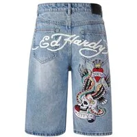 Ed Hardy Shorts Short Jeans Ed Hardy NYC Skull