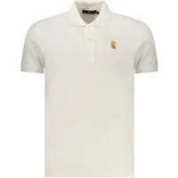 MARINA MILITARE Poloshirt Herren Kurzarm-Poloshirt Weiß mit Stickerei und