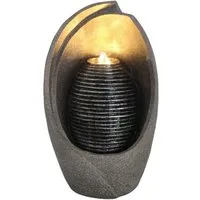 Arnusa Zimmerbrunnen Springbrunnen Gartenbrunnen BK835, (Komplett-Set), mit LED Beleuchtung für Innen und Außen