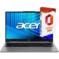 Acer Extensa 15 - Ryzen 7 Business-Notebook (AMD Ryzen 7 7730U, AMD Graphics, 8 GB, 0 GB HDD, 256 GB SSD, Windows 11 Pro und Microsoft Office 2024 Professional (Dauerversion)