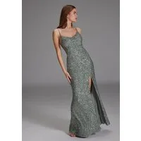 Hey Kyla Abendkleid - Slipdress mit transparenter Rückenpartie Figurbetonte Passform
