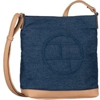 TOM TAILOR Umhängetasche Gilda, Damen Schultertasche in sommerlichem Streifen-Look