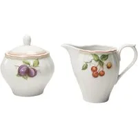 CreaTable Milch- und Zuckerset Flora Orchard (2-tlg), Porzellan