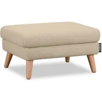 KONSIMO® Sitzhocker TAGIO (Sitzhoker), Scandi-Stil, Made in Europe, Gestell aus Massivholz