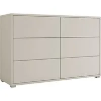 MIRJAN24 Kommode Gesita K6SZ (mit 6 Schubladen), Griffloses Öffnungssystem