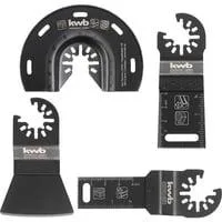 Multitool-Set 49708850, 4-teilig, Sägeblatt-Satz für Holz, Kunststoff, für Multifunktionswerkzeuge