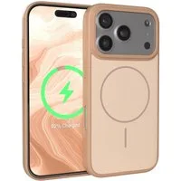 EAZY CASE Handyhülle Slim Outdoor MagSafe Case für Apple iPhone 17 Pro 6,3 Zoll, Stylisch & sicher – MagSafe Outdoor Hülle in Braun
