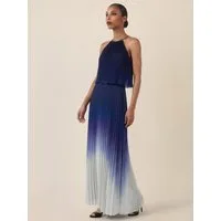 Apart Chiffonkleid mit Farbverlauf
