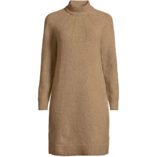 Bouclé-Kleid, Damen,  Braun, Baumwoll-Mischung/Woll-Mischung/Nylon-Mischung, by Lands' End