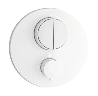 Herzbach DEEP WHITE PUSH Thermostat Unterputz, 23.803050.1.07 23.803050.1.07