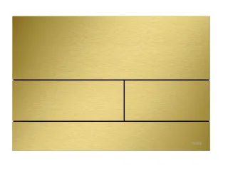Tece square Betätigungsplatte Metall Gold Optik gebürstet Anti-Fingerprint, 9240847 9240847