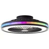 Brilliant Deckenleuchte Brilliant G99280/06 Palmero LED-Deckenleuchte mit Ventilator LED-Modul