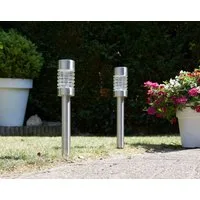 Luxform Gartenleuchte Luxform Solar Stableuchte Torino 42cm hoch Wegleuchte