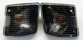 Frontblinker Blinker LINKS + RECHTS mit Fassung in Schwarz für VW T3 Bus ab 1979-1991