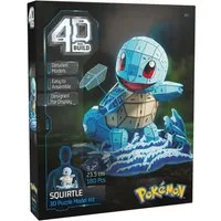 Spinmaster 3D-Puzzle 4D Build - Pokémon Schiggy - detailreicher 3D-Modellbausatz, 180 Puzzleteile