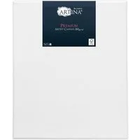 Artina Keilrahmen Keilrahmen Leinwand Premium, 30x40cm, 100% Baumwolle – bespannt – für Acrylfarben – zum Bemalen