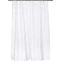 ZOLLNER Duschvorhang Breite 180 cm (Set), 100% Polyester, Anti-Schimmel-Effekt