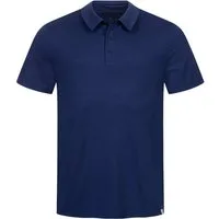 Tom Fyfe Poloshirt TOM FYFE Merino Poloshirt Herren Marine / L