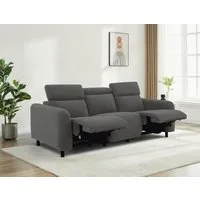 OTTO home 3-Sitzer SKAANE Cord-Sofa, 229 cm, manuelle u. elektrische Relaxfunktion, Relax-Funktion in 2 Sitzen, Kopfteilverstellung, Federkernpolsterung