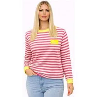 Worldclassca Longsleeve WORLDCLASSCA Longsleeve Shirt Streifen Langarm Sweatshirt Gestreift Neue Kollektion - Stilvolle und gemütliche Mode für Damen
