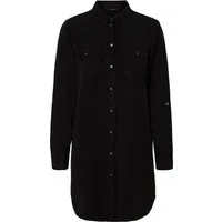 Vero Moda Blusenkleid VMSILLA (1-tlg) Falten