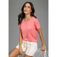 Ocean Sportswear Rundhalsshirt ausgestellte Passform, Kurzarm, unifarben, mit Logodrucken