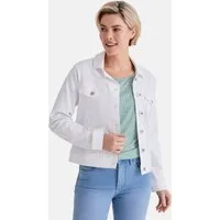 STOOKER WOMEN Jeansjacke JANINE Jeansjacke mit Stehkragen Jeansjacke Figurbetont Casual Clean Wash Baumwollstretch für Damen
