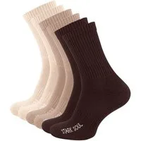 Stark Soul® Sportsocken Sportsocken mit FROTTEESOHLE, gekämmte Baumwolle (6 Paar) flache Zehennaht, gepolsterte Frottee-Sohle